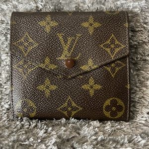 Louis Vuitton Monogram Hook Bifold Wallet Vintage